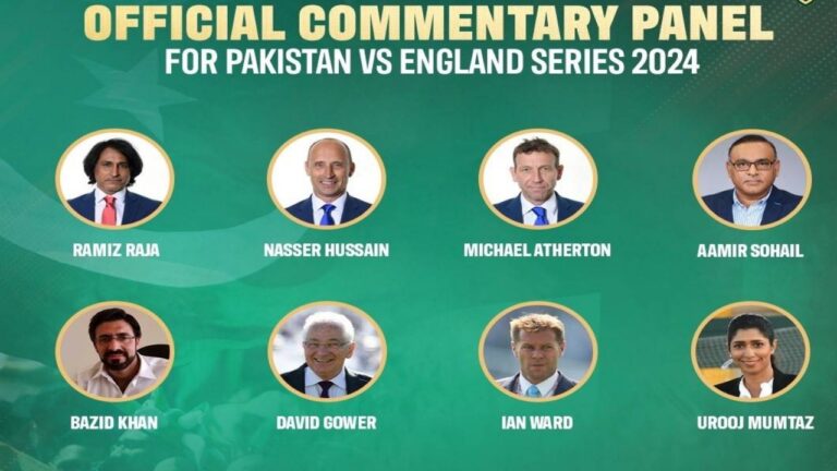 PCB Announces Star-Studded Commentary Panel for Pakistan vs. England Test Series
