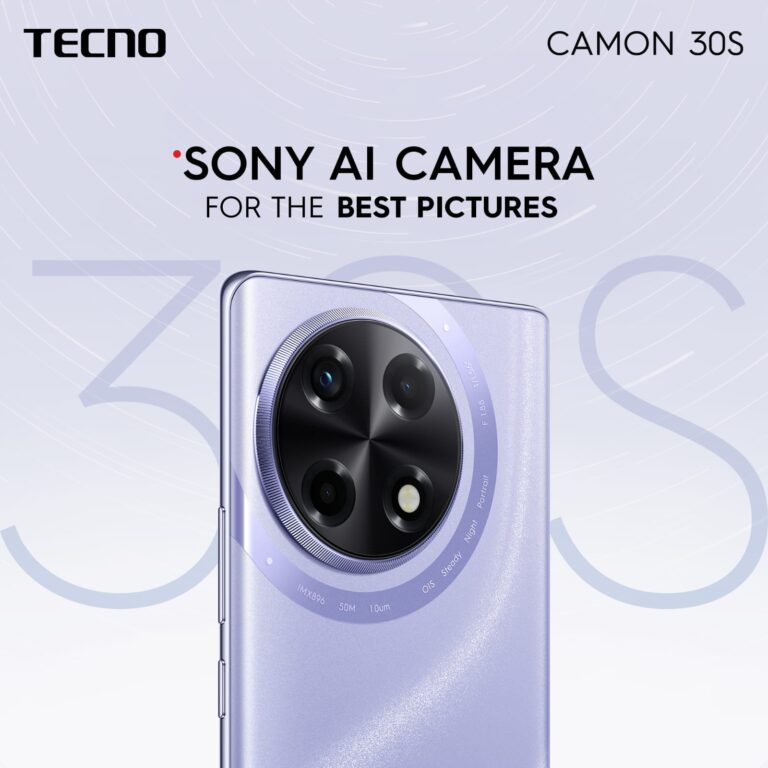 CAMON 30S: Powered by Sony AI Camera for an Exceptional Photography Experience