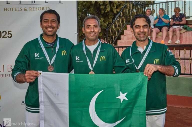 Pakistan Clinches Historic Bronze at ITF Masters World Tennis Championship