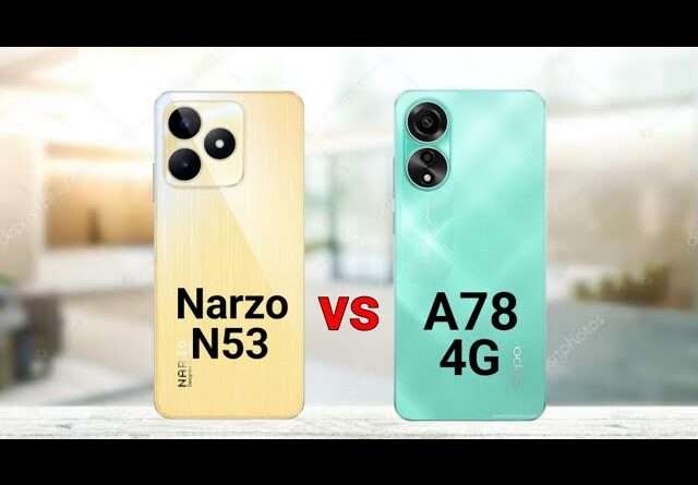 Oppo A78 vs Realme Narzo N55
