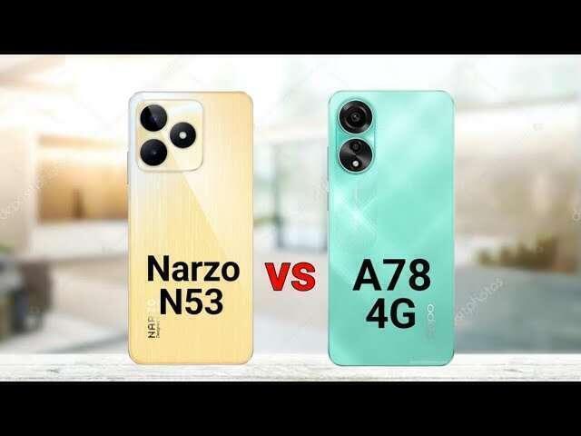 Oppo A78 vs Realme Narzo N55