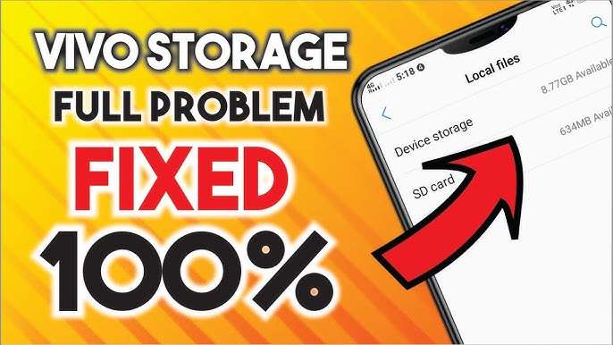 Vivo Storage Full Error Even with Free Space: Causes and Fixes